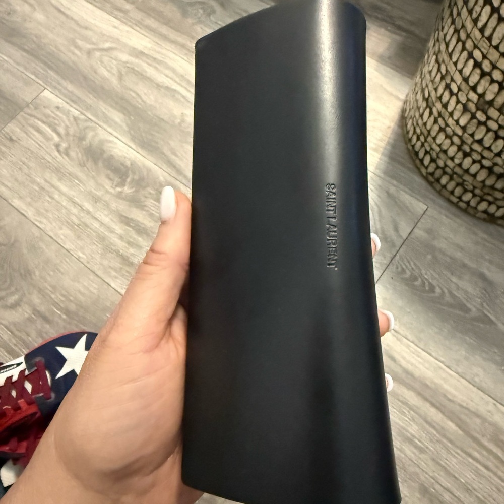 Saint Laurent unisex Black cutout sides, no scratches new in case. - Picture 12 of 13